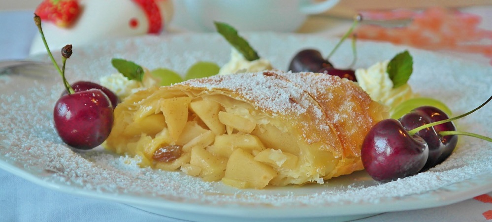 Strudel di mele senza uova